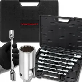 forcekraft-zestaw-kluczy-nasadowo-przegubowych-6-elementow-8-22mm-walizka