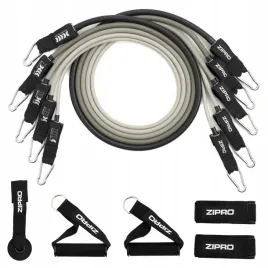 ekspander-treningowy-zestaw-gumowy-5x-gumy-oporowe-z-akcesoriami-11el-zipro