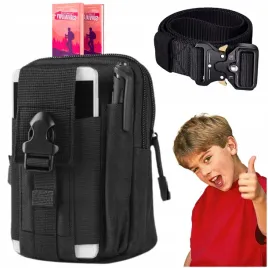 prezent-nerka-saszetka-czarna-militarna-pas-czarny-120-cm
