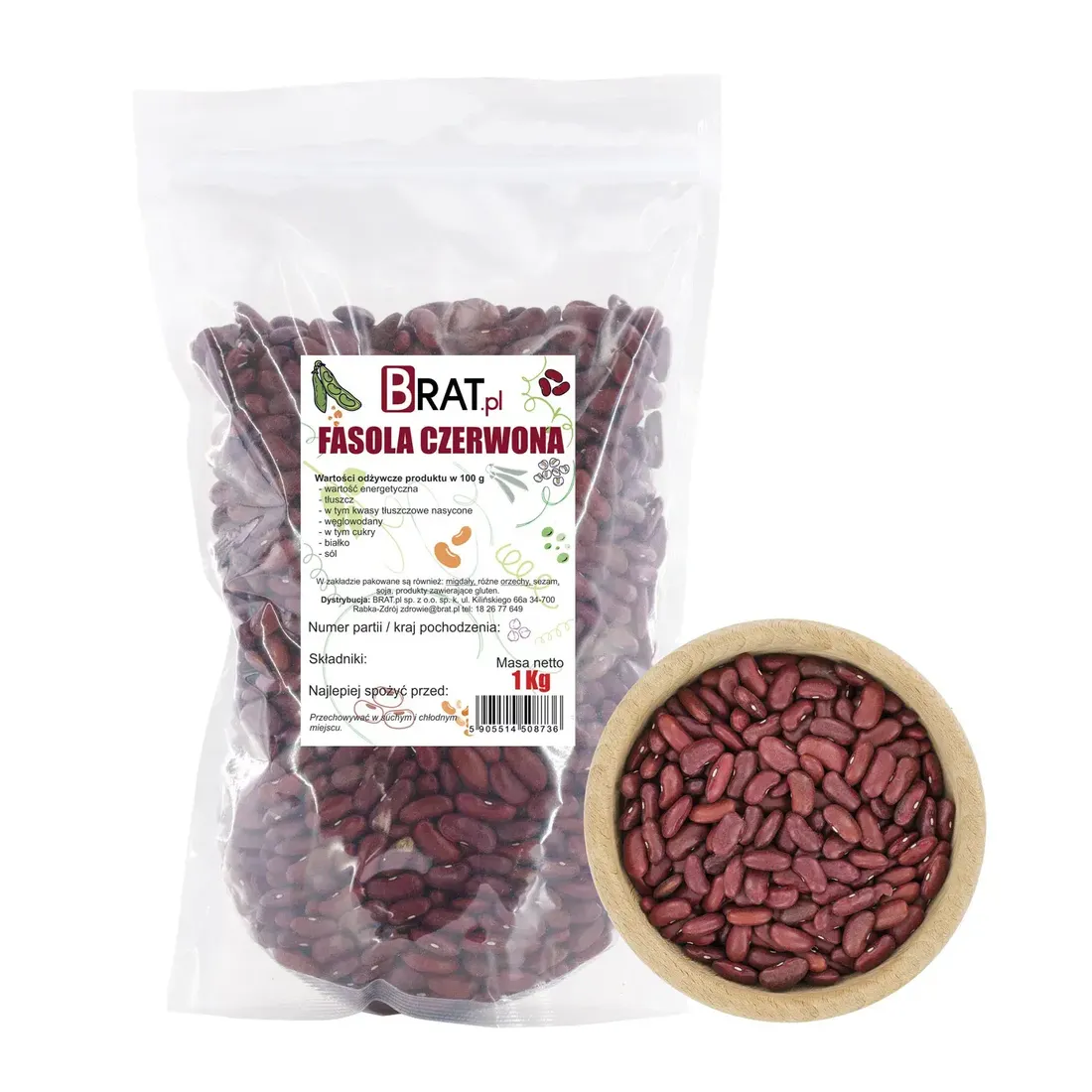 fasola-czerwona-1kg-stan-nowy