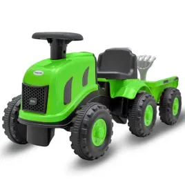 dzieciecy-jezdzik-traktor-z-przyczepa-i-narzedziami-baby-mix-benny-zielon