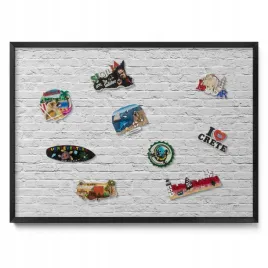 tablica-magnetyczna-na-magnesy-z-podrozy-ceglana-sciana-jasny-mur-70x50