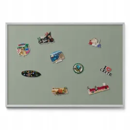 tablica-magnetyczna-do-prezentacji-magnesow-z-podrozy-jasno-oliwkowa-100x70