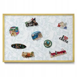 ozdobna-magnetyczna-tablica-na-magnesy-do-kuchni-zdobiony-wzor-lisci-60x40