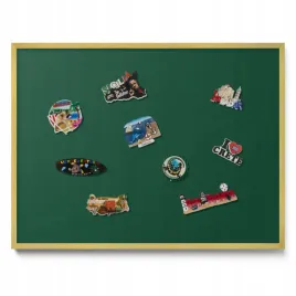 kolekcjonerska-magnetyczna-tablica-na-magnesy-z-podrozy-ciemnozielona-80x60