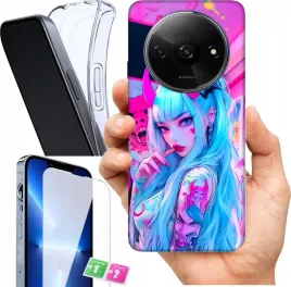 etui-na-xiaomi-redmi-a3-4g-wzory-neon-girl-anime-szklo