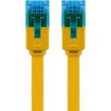 kabel-lan-patchcord-cat-6a-utp-plaski-yellow-3m-stan-nowy-kod-producenta-goobay