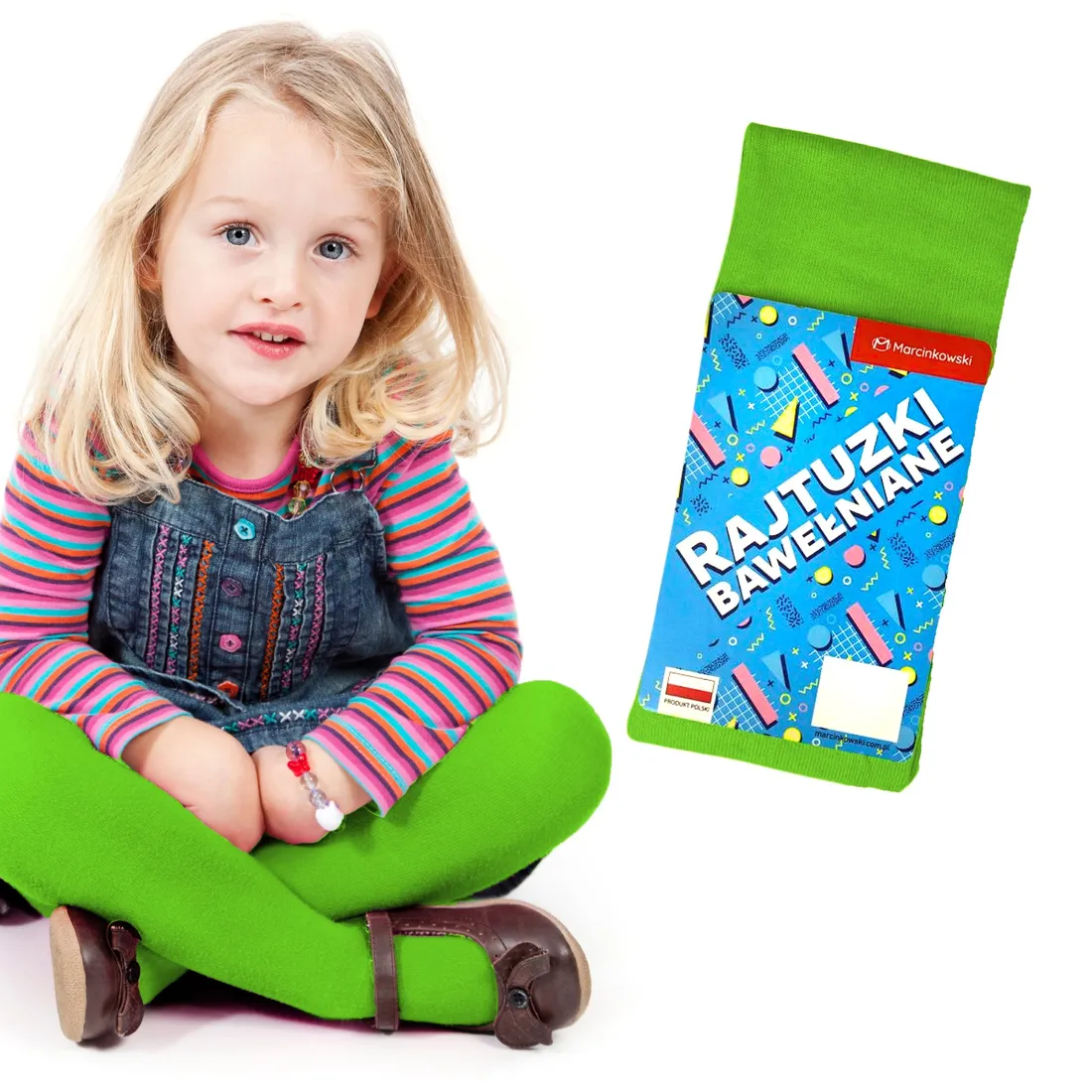 rajstopy-rajstopki-bawelniane-140-146-zielone-dzieciece-cieple-grube-zima