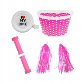 koszyk-rozowy-dzwonek-ozdoba-zestaw-rowerowy-ksiezniczki-dla-dziewczynki