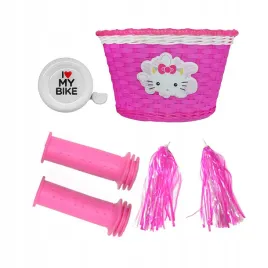 koszyk-na-rower-rozowy-dzwonek-ozdoba-chwyty-zestaw-dla-dziewczynki
