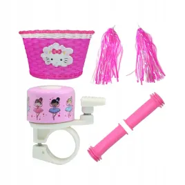 koszyk-rozowy-dzwonek-ozdoba-zestaw-rowerowy-ksiezniczki-dla-dziewczynki