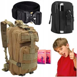 plecak-brazowy-35l-militarny-nerka-cargo-pas-czarny-taktyczny-120-cm