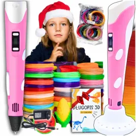 okazja-zestaw-prezent-dlugopis-3d-pen-drukarka-wklady-309m-gratis