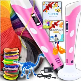 okazja-zestaw-prezent-dlugopis-3d-pen-drukarka-wklady-1009m-gratis