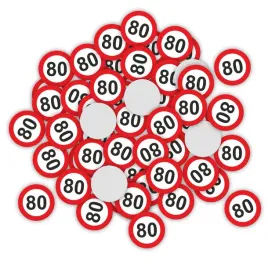 konfetti-80-urodziny-traffic-birthday-czerwony-1-opak