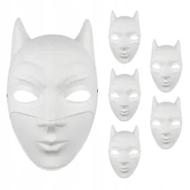 maski-batman-papierowe-zestaw-6-szt-diy-biale-do-malowania-z-gumka