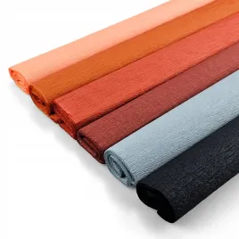 bibula-dekoracyjna-marszczona-odcien-ziemisty-komplet-6szt-zestaw