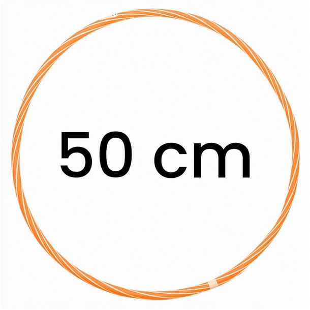 Hula-hop dla dzieci obręcz koło małe kręcone 50 cm do gimnastyki i zabawy-Zdjęcie-0