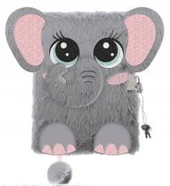 pamietnik-pluszowy-z-klodka-wlochacz-a5-96k-elephant-sekretnik-dla-dzieci