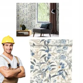 tapeta-scienna-kwiaty-niebieska-winylowa-na-flizelinie-10m-x-53cm