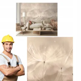 tapeta-panoramiczna-dandelion-dmuchawce-szaro-bezowa-159-x-280-cm