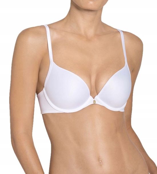 ﻿Biustonosz stanik push-up biały Triumph Body Make-Up Essentials WHU 85A