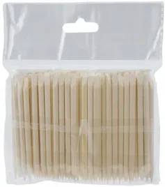 staleks-pomaranczowe-patyczki-drewniane-75mm-100-sztuk-ostro-zaostrzone