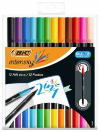 flamastry-dwustronne-intensity-12-kolorow-bic