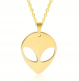 naszyjnik-wisiorek-kosmita-zloty-twarz-kosmity-alien-istota-pozaziemska