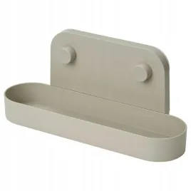 ikea-obonas-polka-scienna-lazienkowa-z-przyssawka-szarobezowa-28-cm