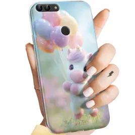etui-do-huawei-p-smart-wzory-jednorozec-bajki-ksiezniczki-obudowa-case