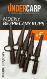 mocny-bezpieczny-klips-brazowy-undercarp-stan-nowy