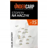stopery-na-haczyk-15szt-brazowe-undercarp