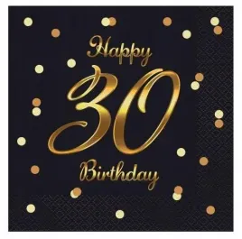 serwetki-bandc-happy-30-birthday-czarne