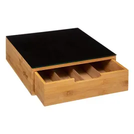 pojemnik-na-kapsulki-do-kawy-czarny-brazowy-10x30x30-cm