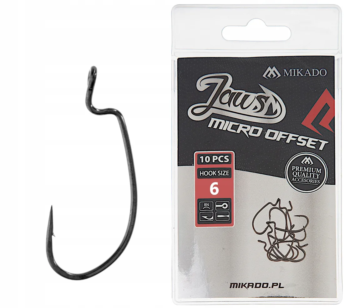 haki-offsetowe-jaws-micro-offset-nr-6-op-10szt-stan-nowy