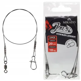 przypon-tytanowy-mikado-jaws-predator-20cm-18kg-2szt