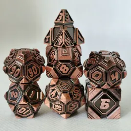 zestaw-7-metalowych-kosci-futurystyczne-sci-fi-geometry-wysokiej-jakosci