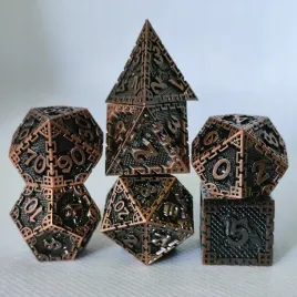 zestaw-7-metalowych-kosci-zdobione-grawerowane-smok-braz-wysokiej-jakosci