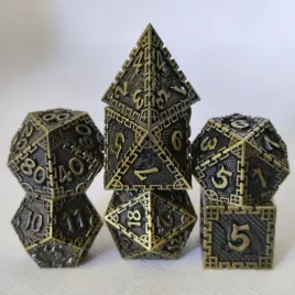 zestaw-7-metalowych-kosci-zdobione-grawerowane-smok-dragon-antyczne-zloto