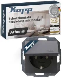 gniazdo-wtykowe-kopp-athenis-z-uziemieniem-i-oslona-antracyt