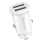 ladowarka-samochodowa-baseus-grain-2x-usb-5v-3-1a-biala-stan-nowy