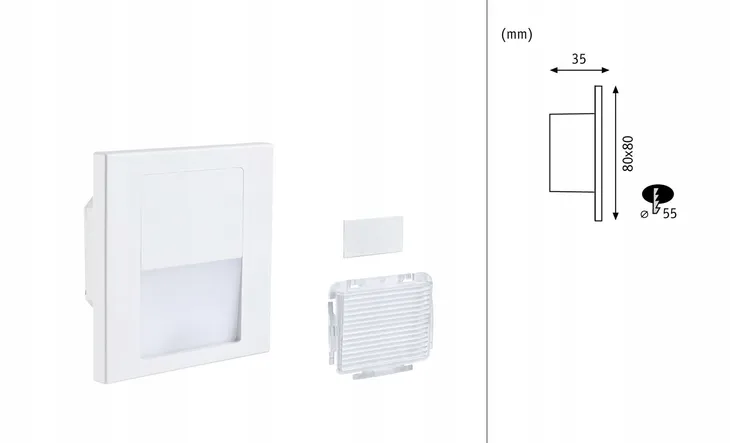 wand-ebl-set-tsaro-eck-1x1w-ws-dlugosc-wysokosc-8-cm