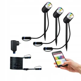 paulmann-zestaw-startowy-plug-and-shine-pike-led-rgbw-zigbee-3x45w-24v-ip65