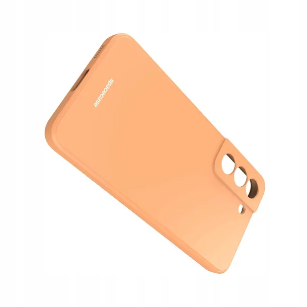 spacecase-silicone-case-galaxy-s22-orange-zalaczone-wyposazenie-szklo-hartowane-szmatka-do-czyszczenia