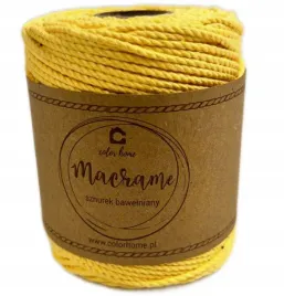sznurek-skrecany-do-makramy-3ply-2mm-100m-zolty-cieply