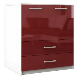 komoda-2-szuflady-drzwi-do-salonu-sypialni-czerwony-polysk-mdf