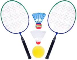 zestaw-badminton-dla-dzieci-kolorowe-rakietki-nylonowe-lotki