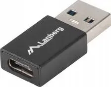 adapter-usb-c-3-1-do-usb-a-otg-lanberg-czarny-blyszczacy
