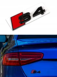 znaczek-emblemat-logo-audi-s4-a4-black-polysk-nowy